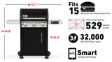 Spirit EX-325s Smart Grill (Liquid Propane) - Black