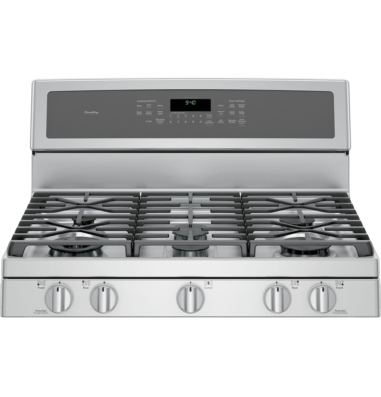 GE Profile™ Series 30" Free-Standing Gas Convection Range with Warming Drawer