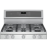 GE Profile™ Series 30" Free-Standing Gas Convection Range with Warming Drawer