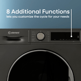 Element 24-inch 2.2 cu. ft. Front Load Washer - Gray, ENERGY STAR (ECW2224EGG)