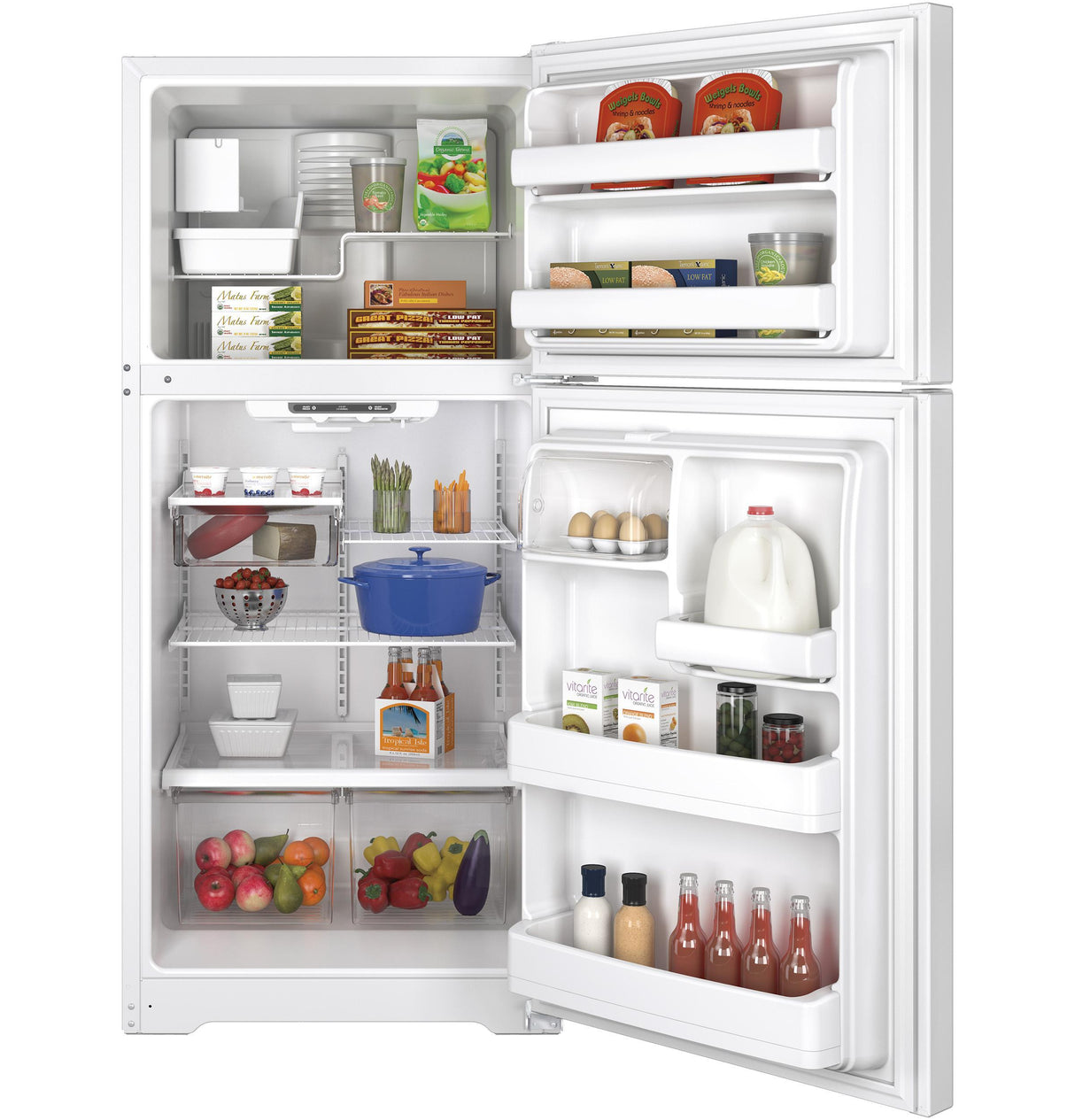 GE® ENERGY STAR® 18.2 Cu. Ft. Top-Freezer Refrigerator