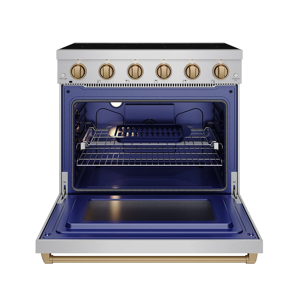 36 Inch Professional Electric Range In Stainless Steel/bronze  Gordon Ramsay Series