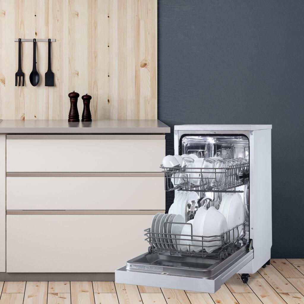 Danby 18" Wide Portable Dishwasher in White