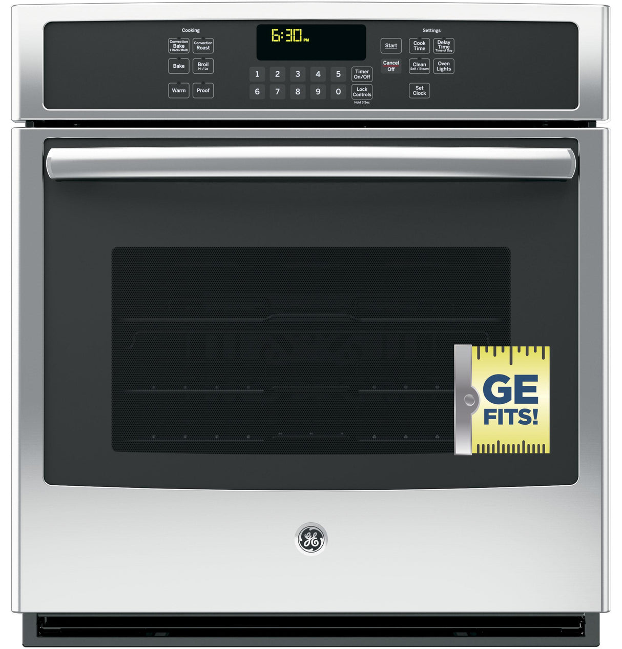 GE® 27" Built-In Single Convection Wall Oven