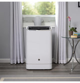 GE® 9,850 BTU SACC Smart Portable Air Conditioner for Medium Rooms up to 550 sq ft. (14,000 BTU ASHRAE)