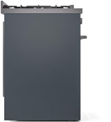 Professional Plus II 30 Inch Dual Fuel Liquid Propane Freestanding Range in Blue Grey with Trim
