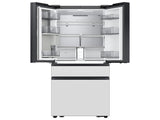Bespoke 29 cu. ft. 4-Door French Door Refrigerator with AI Family Hub™+ & AI Vision Inside™ in White Glass