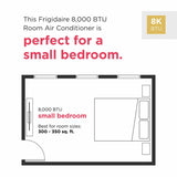 8,000 BTU Window Room Air Conditioner