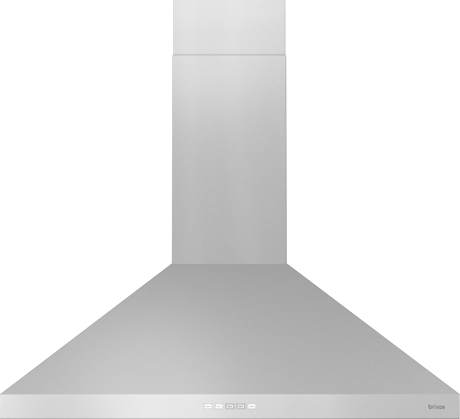 Brisas Traditional Pyramid Wall, 30" SS, ACT, LED