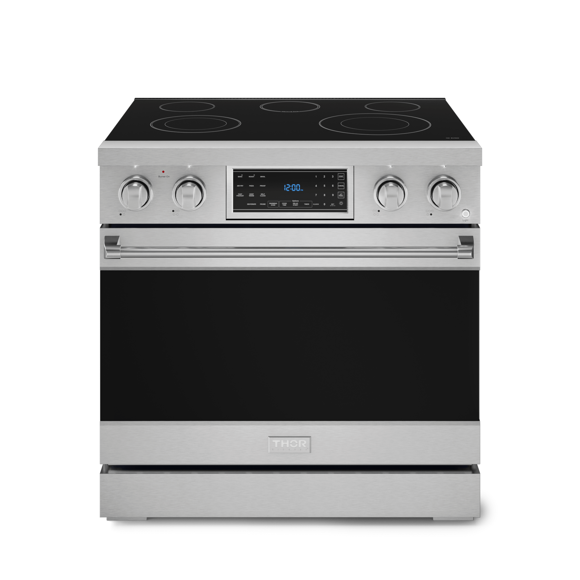 36 Inch Professional Electric Range With Tilt Panel Touch Control In Stainless Steel  Gordon Ramsay Series