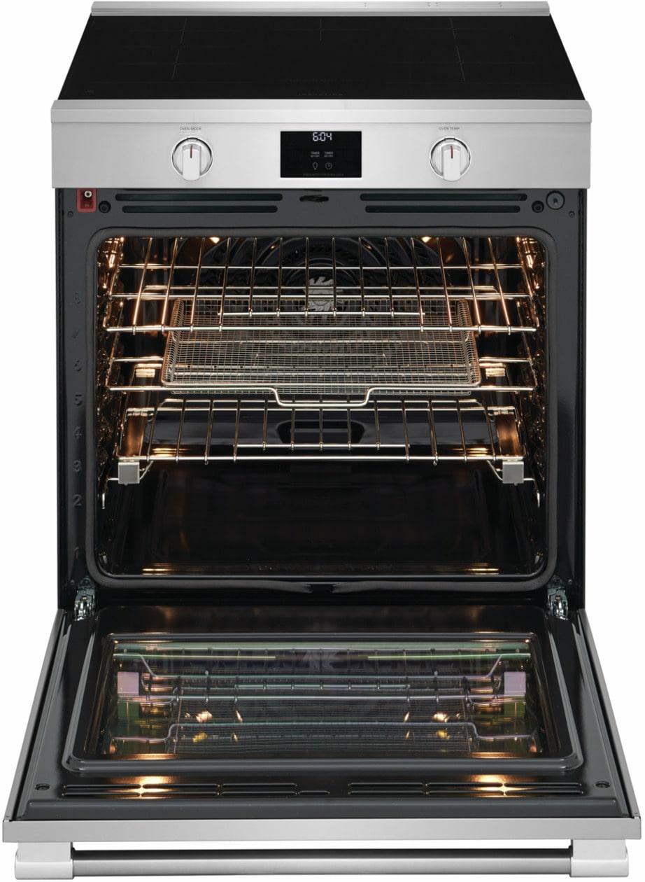 30" Induction Range with Total Convection