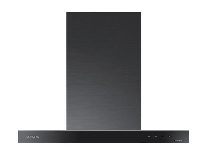 30" Bespoke Smart Wall Mount Hood in Clean Deep Charcoal