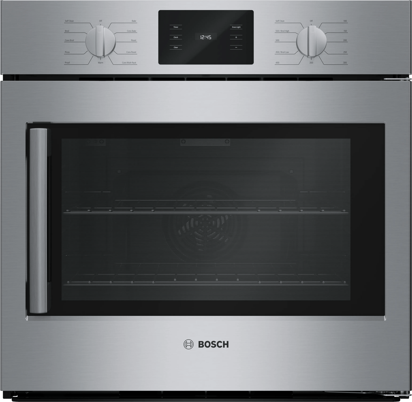 500 Series Single Wall Oven 30" Right SideOpening Door, Stainless Steel
