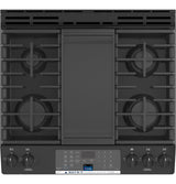 GE® 30" Slide-In Front-Control Convection Gas Range with No Preheat Air Fry