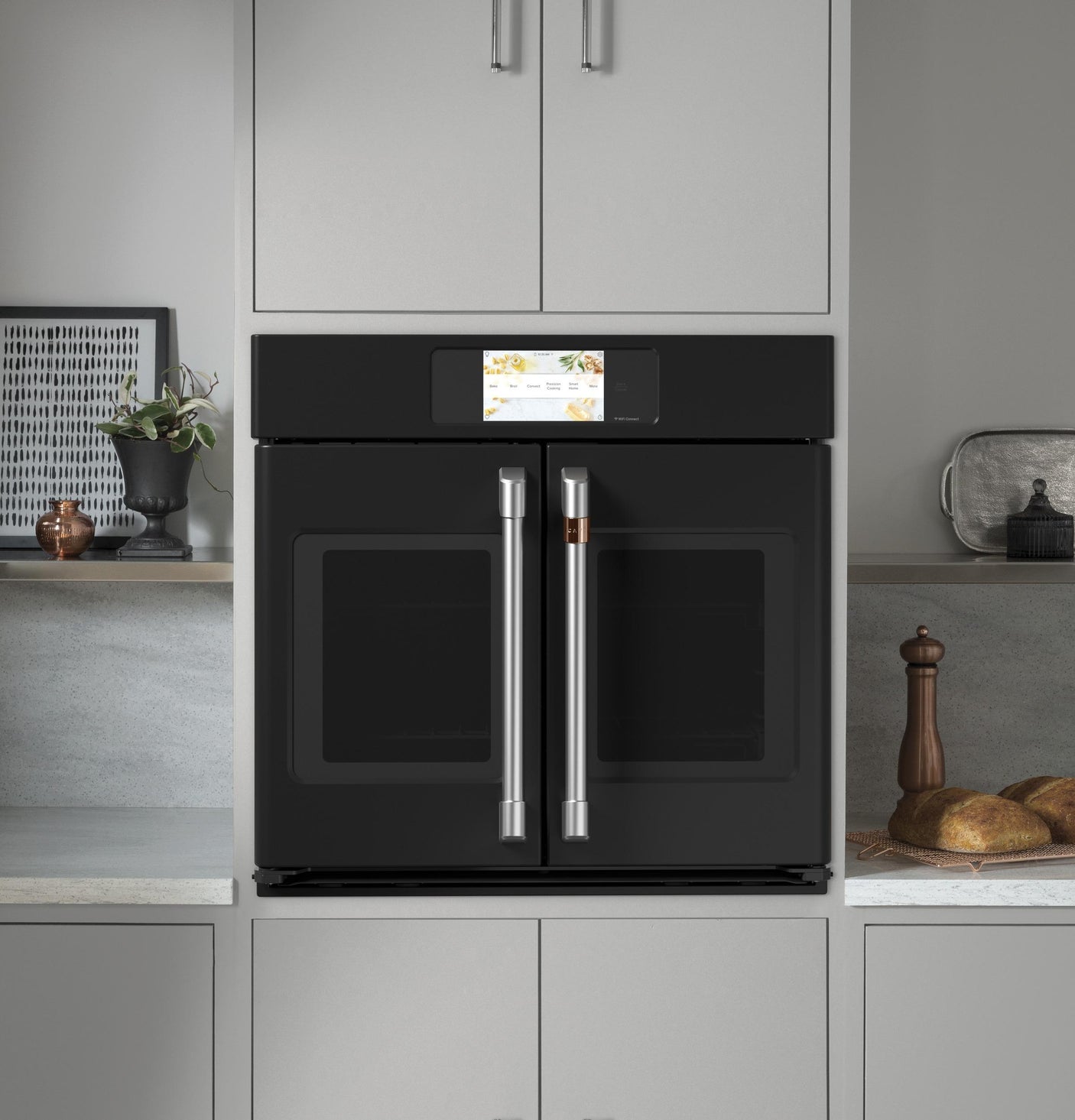 Café™ Professional Series 30" Smart Built-In Convection French-Door Single Wall Oven
