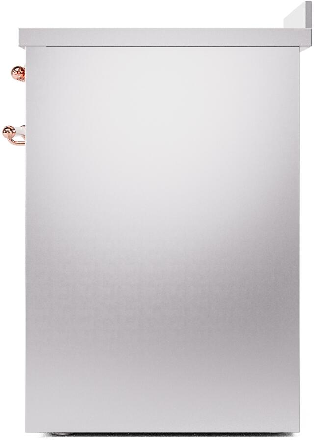 Nostalgie II 30 Inch Electric Freestanding Range in Stainless Steel with Copper Trim