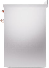 Nostalgie II 30 Inch Electric Freestanding Range in Stainless Steel with Copper Trim