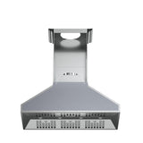 Forno Orvieto 48-Inch Wall Mount Range Hood, LED Lighting, Heavy Duty, Stainless Steel