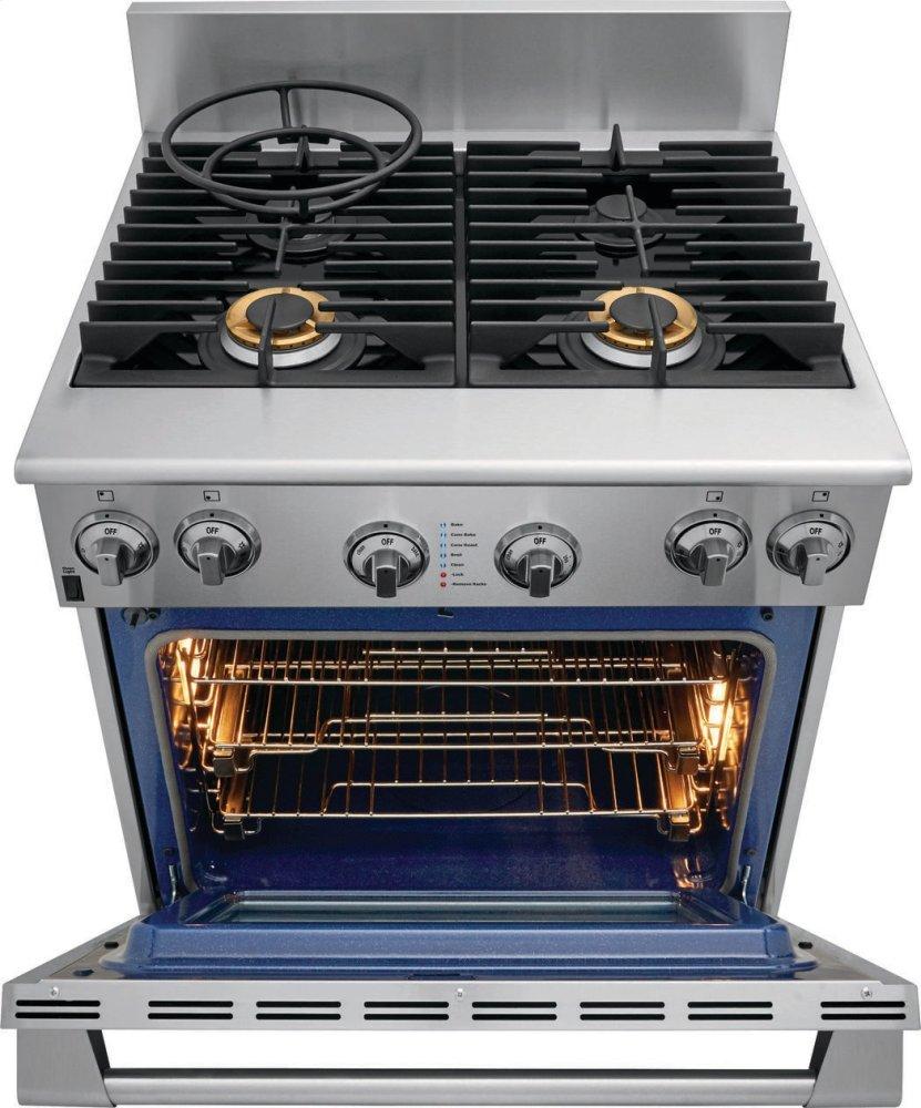 30'' Dual-Fuel Freestanding Range