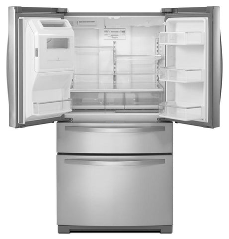 36-inch Wide 4-Door Refrigerator with More Flexible Storage