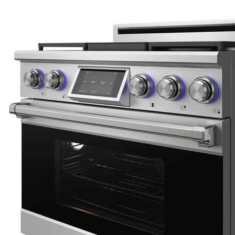 X Series 36-inch Professional Freestanding Dual Fuel Range Lp Converted