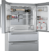 800 Series French Door Bottom Mount Refrigerator 36" Stainless steel (with anti-fingerprint)