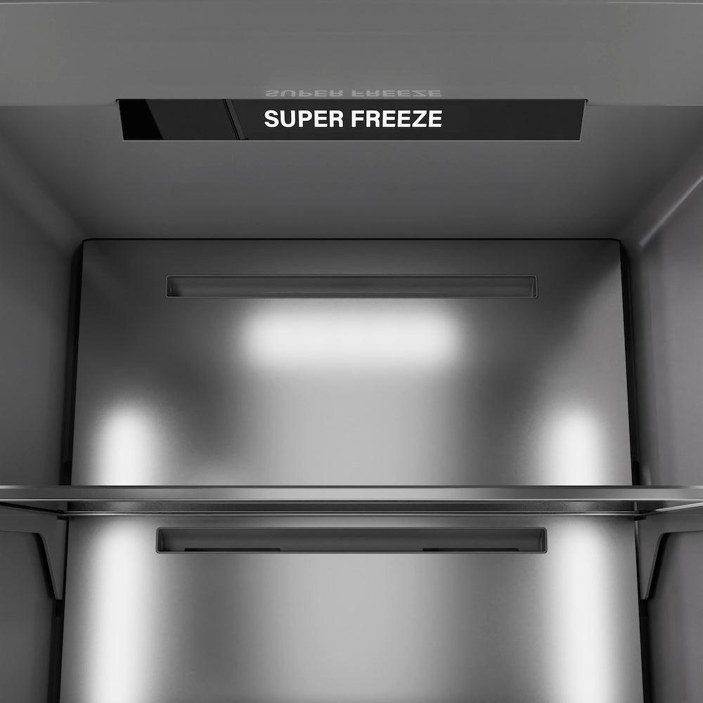 ZLINE 18 in. 8.6 cu. ft. Panel Ready Right Hinge Column Freezer with Graphite Gray Interior (RBCFVR-18)