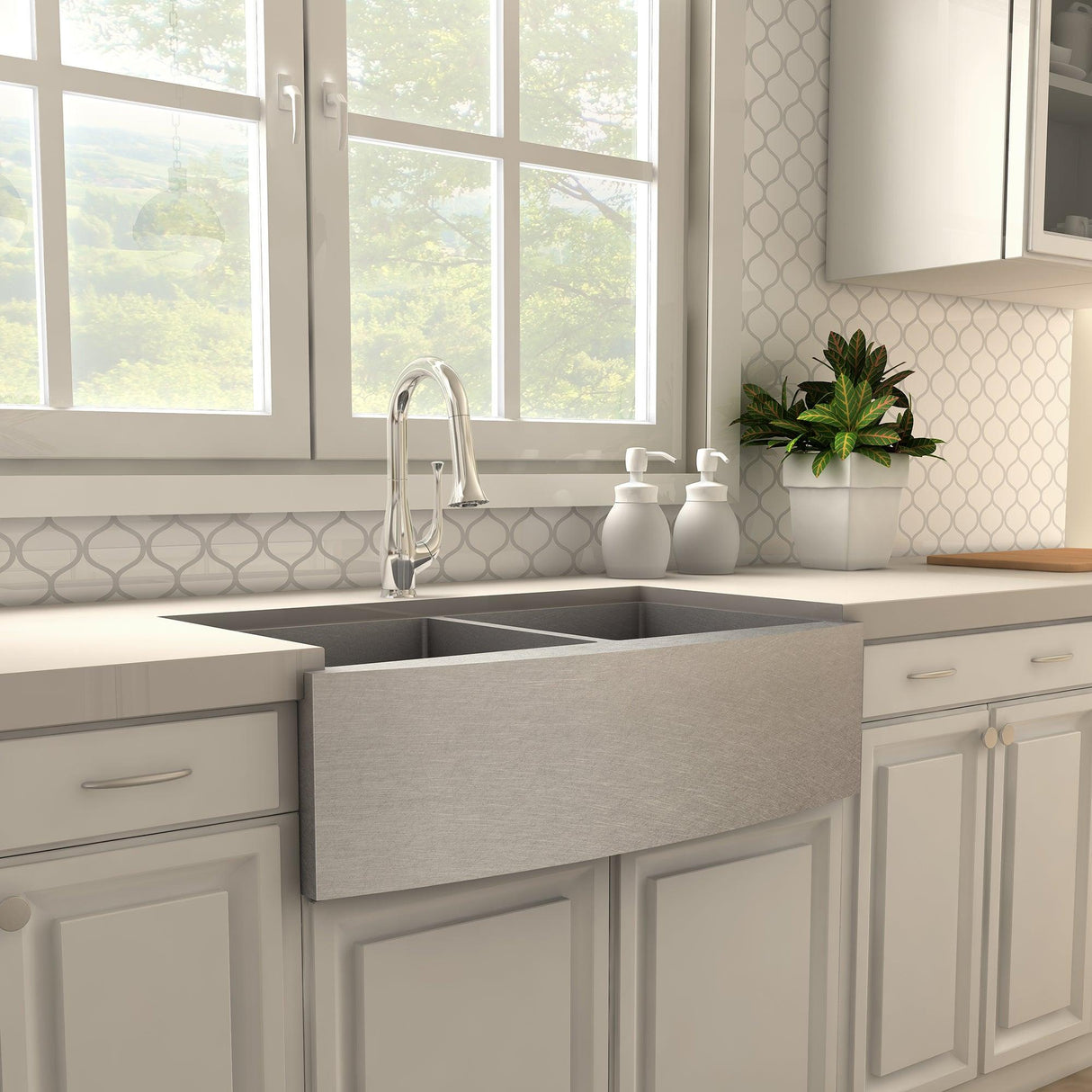 ZLINE Shakespeare Kitchen Faucet in Chrome (SHK-KF-CH)
