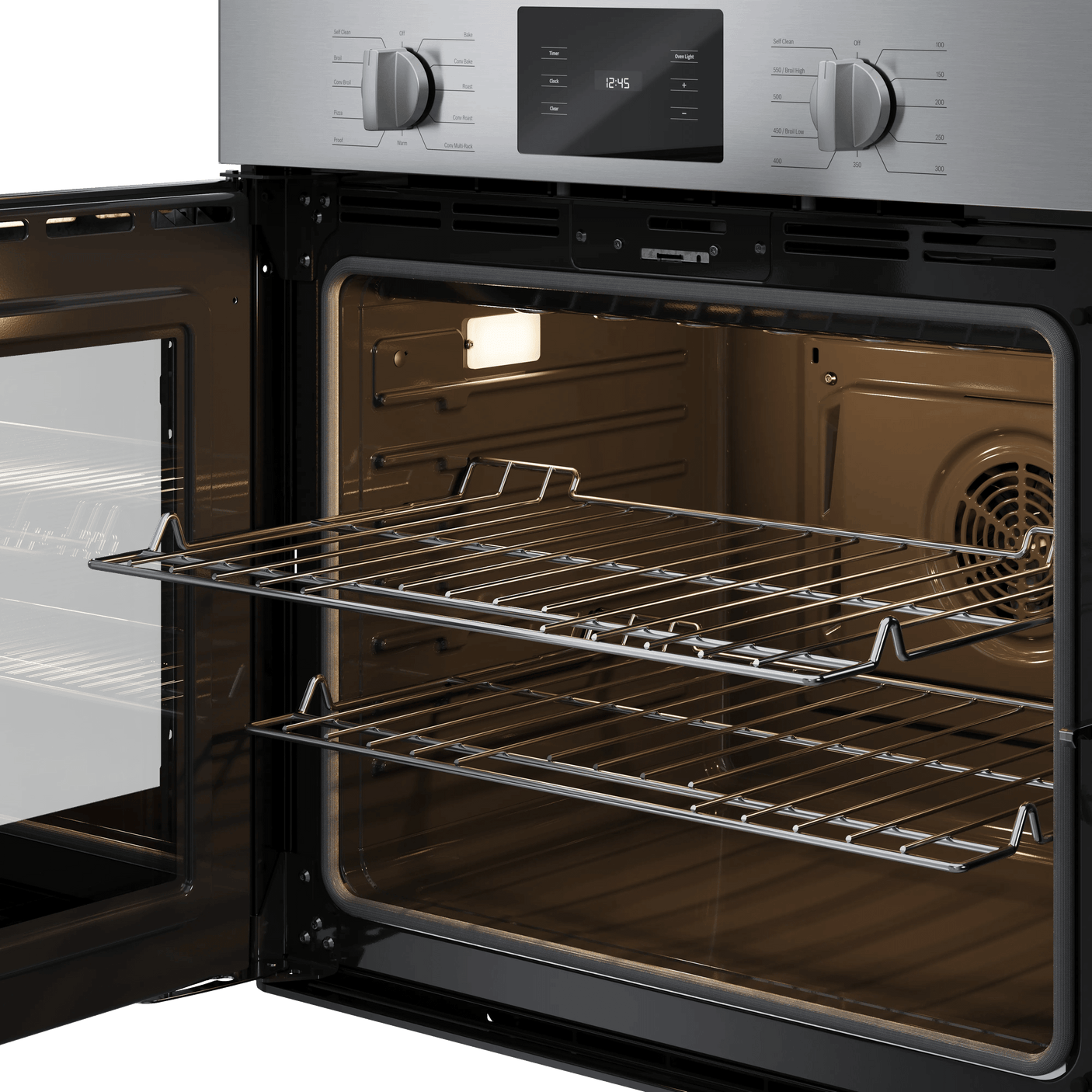 500 Series Single Wall Oven 30" Left SideOpening Door, Stainless Steel