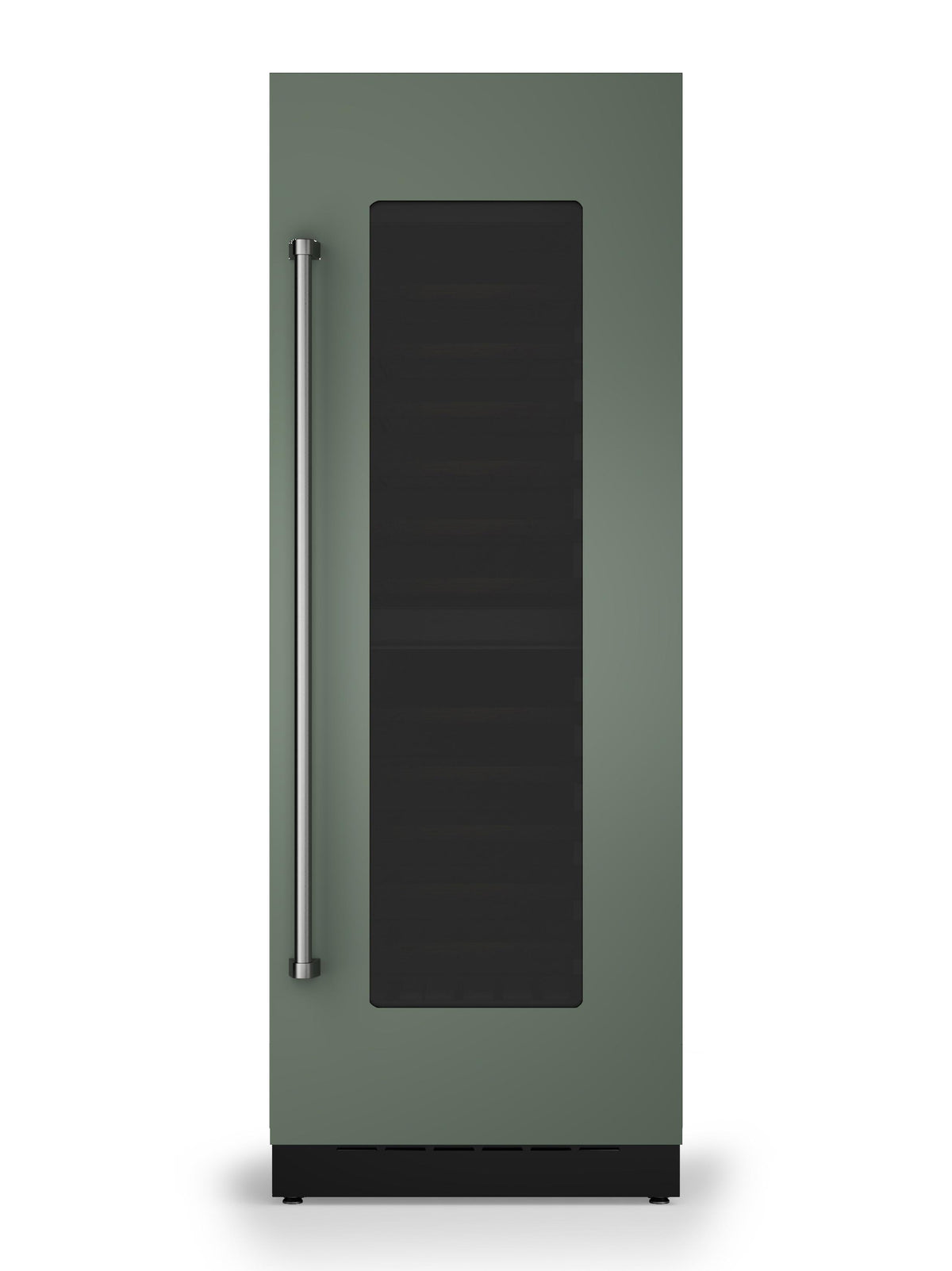 30"W. Integrated Wine Cellar Door Panel - Eucalyptus Right Hinge