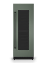 30"W. Integrated Wine Cellar Door Panel - Eucalyptus Right Hinge