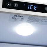 ZLINE 15 in. Touchstone Gourmet Ice Maker with Drain Pump and Black Stainless Steel Door (IGMD-BS-15)