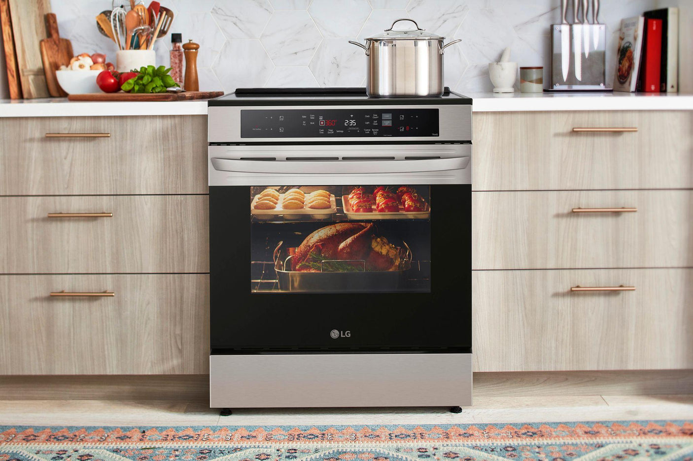 6.3 cu. ft. Smart Induction Slide-in Range with Convection and Air Fry
