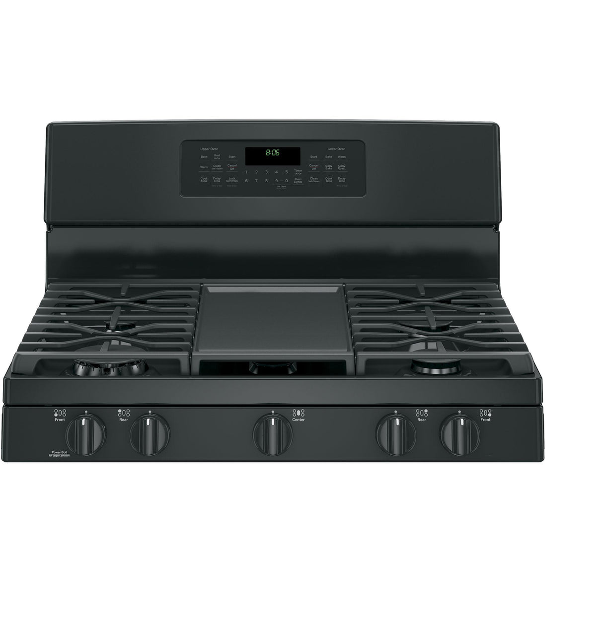 GE® 30" Free-Standing Gas Double Oven Convection Range