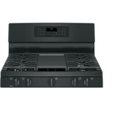 GE® 30" Free-Standing Gas Double Oven Convection Range