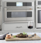 CAF(EBACK)™ 30" Smart Five in One Wall Oven with 240V Advantium® Technology