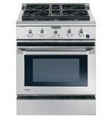 GE Monogram® 30" Dual-Fuel Professional Range with 4 Burners (Natural Gas)