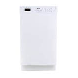 Avanti 18" Built In Dishwasher - White