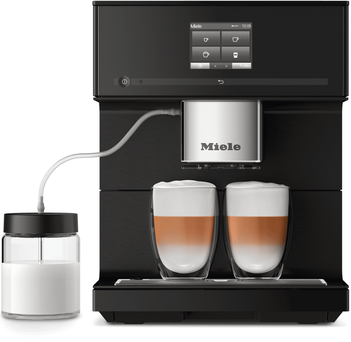 CM 7750 CoffeeSelect Obsidian black - Countertop coffee machine with CoffeeSelect and AutoDescale for maximum flexibility
