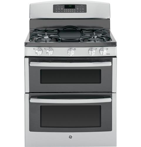 GE® 30" Free-Standing Gas Double Oven Range
