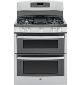 GE® 30" Free-Standing Gas Double Oven Range