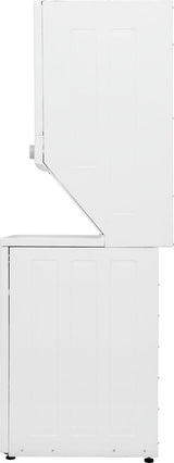Electric Long Vent Stacked Laundry Center - 3.9 Cu. Ft Washer and 5.5 Cu. Ft. Dryer