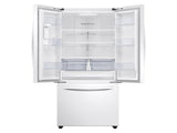28 cu. ft. Large Capacity 3-Door French Door Refrigerator with Internal Water Dispenser in White