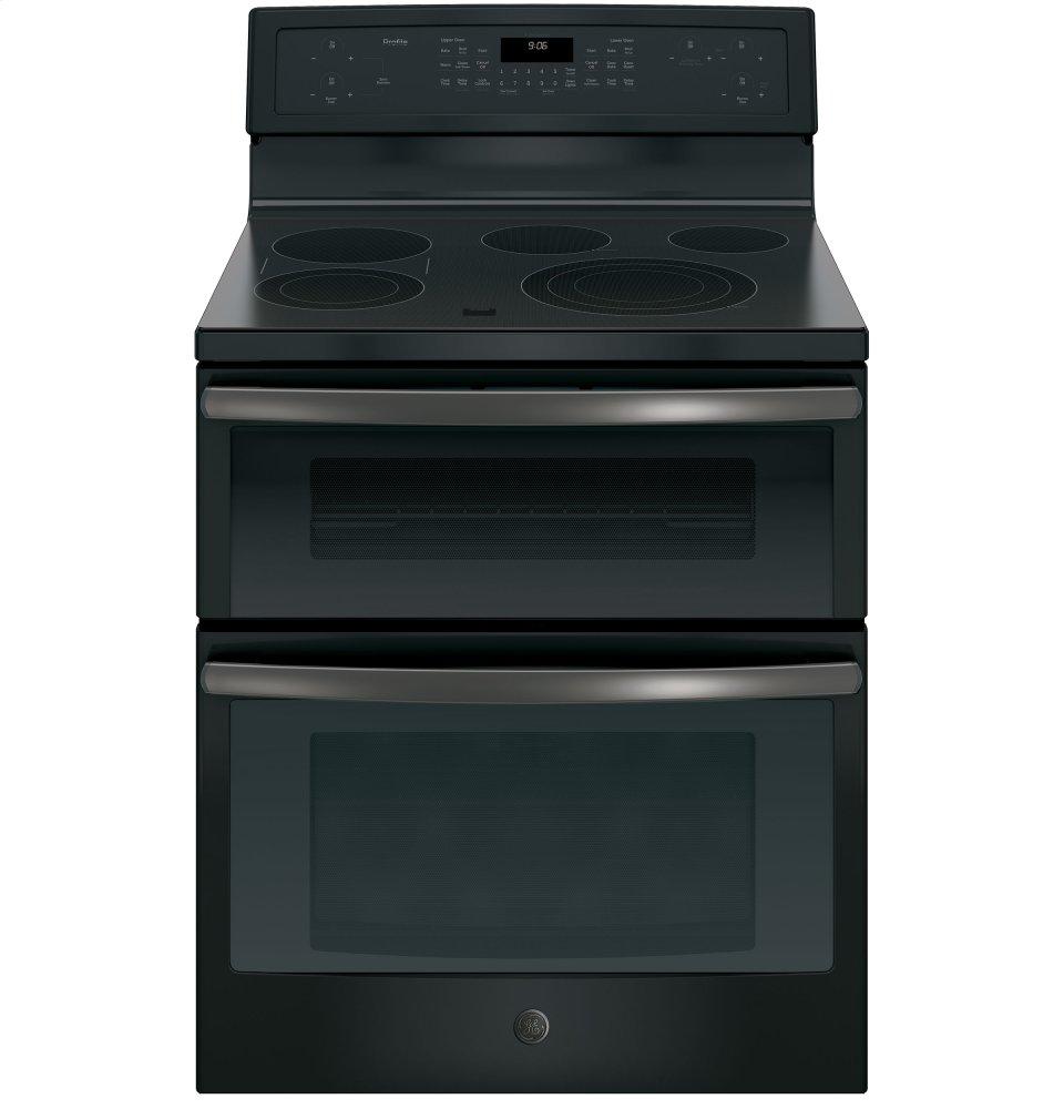 GE Profile™ 30" Free-Standing Electric Double Oven Convection Range
