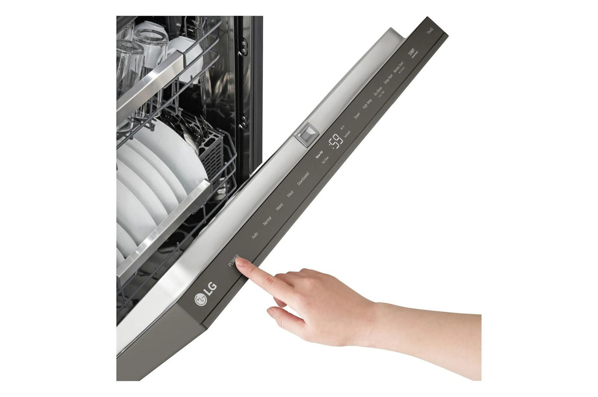 Smart FlushFit™ Top Control Dishwasher with 1-Hour Wash & Dry, QuadWash® Pro, TrueSteam® and Dynamic Heat Dry™ w/AutoVent Dry™