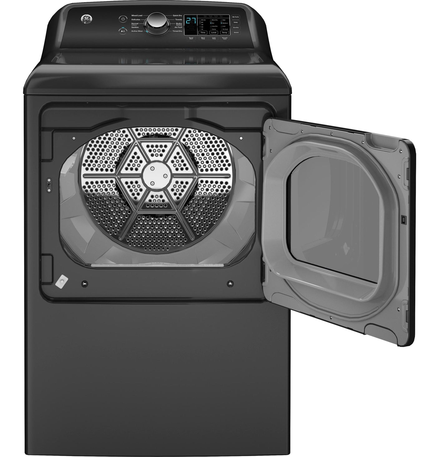 GE® 7.4 cu. ft. Capacity Electric Dryer with Up To 120 ft. Venting and Sensor Dry