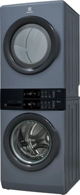 Laundry Tower Single Unit Front Load 4.4 Cu. Ft. Washer & 8 Cu. Ft. Electric Dryer