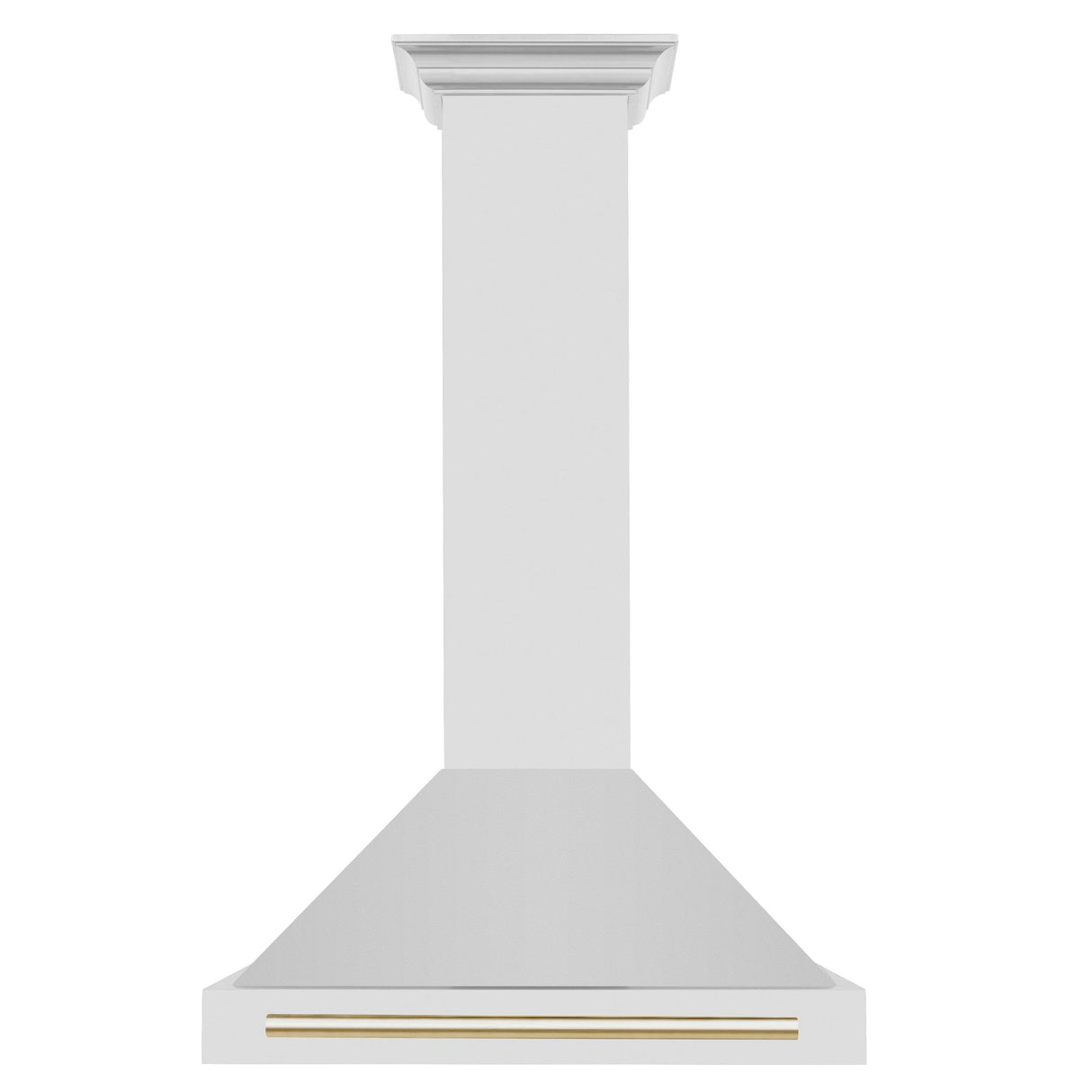 ZLINE 30 in. Autograph Edition Convertible Stainless Steel Range Hood with Stainless Steel Shell and Champagne Bronze Accents (KB4STZ-30-CB) [Color: Gold Accents]