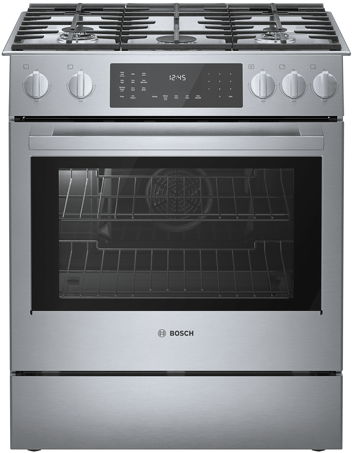 800 Series Dual Fuel Slide-in Range 30" Stainless Steel