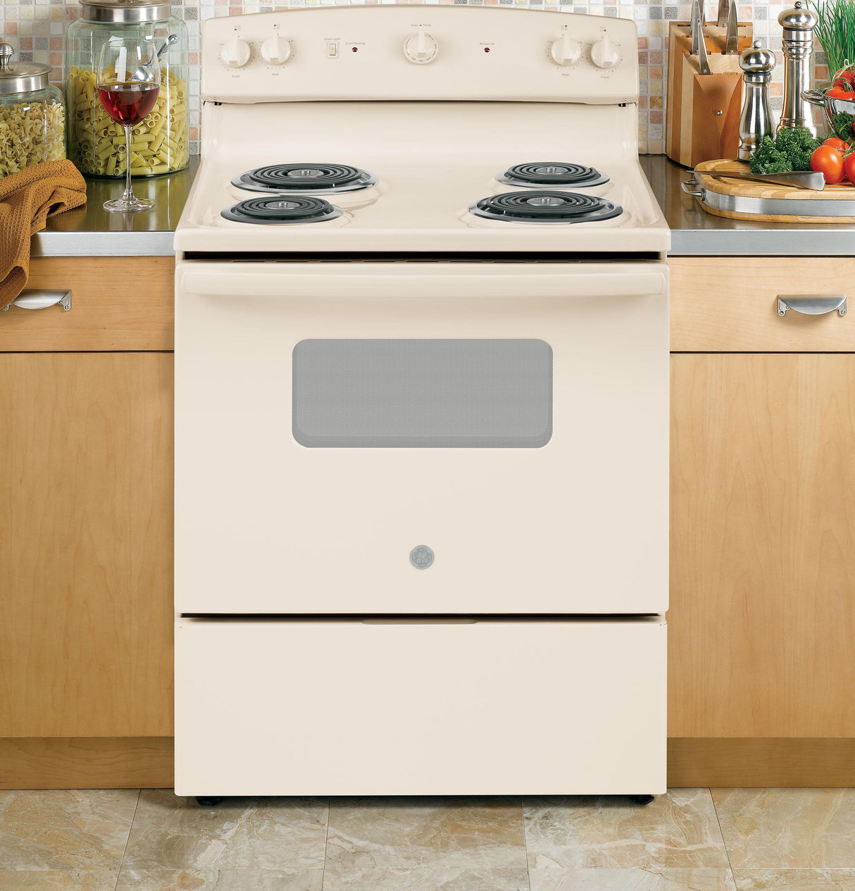 GE® 30" Free-Standing Electric Range